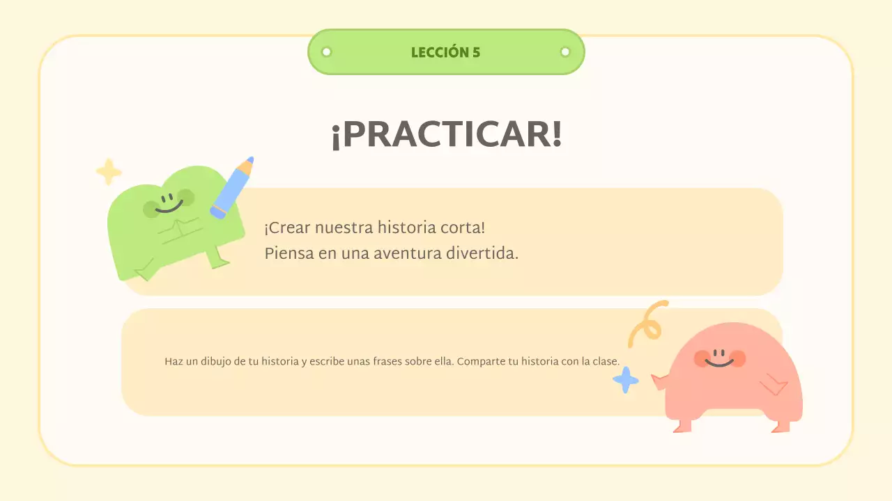 clase de literatura abstracta amarilla