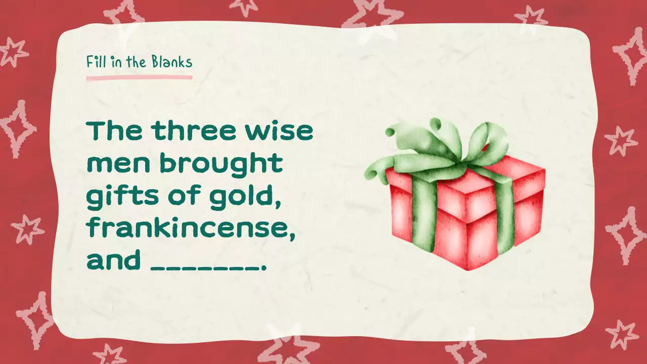 Red Traditional Christmas Event Presentation