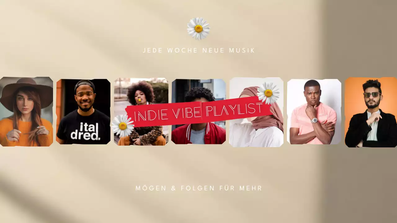 beige moderne Musik Wiedergabeliste