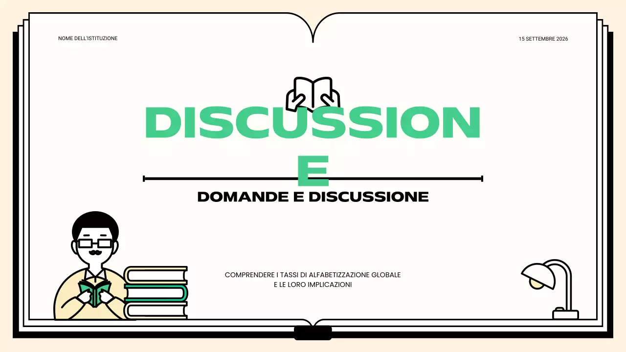 classe di alfabetizzazione verde e pulita