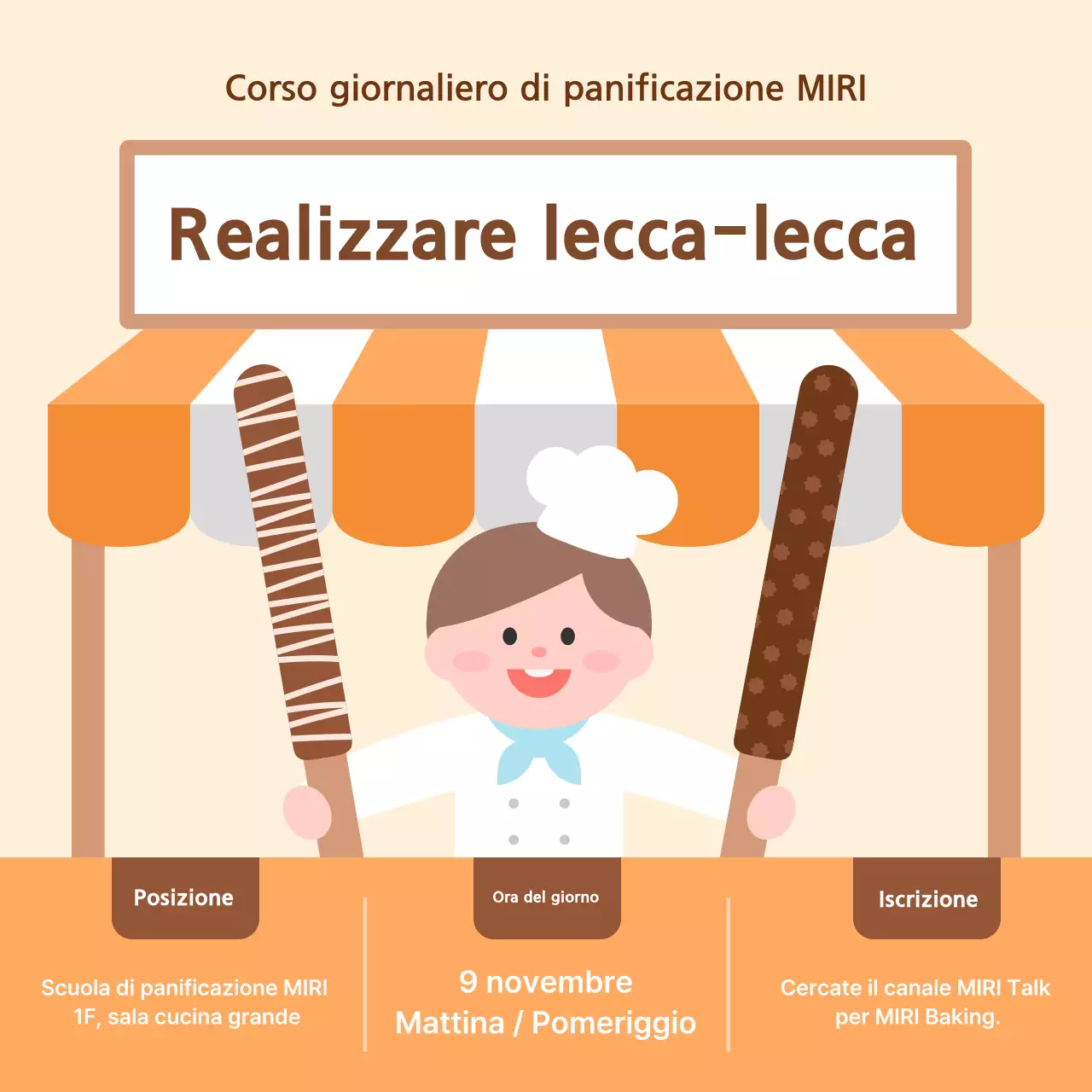 Una guida ai corsi di pasticceria beige