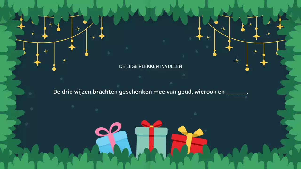 creatieve feestelijke evenementpresentatie