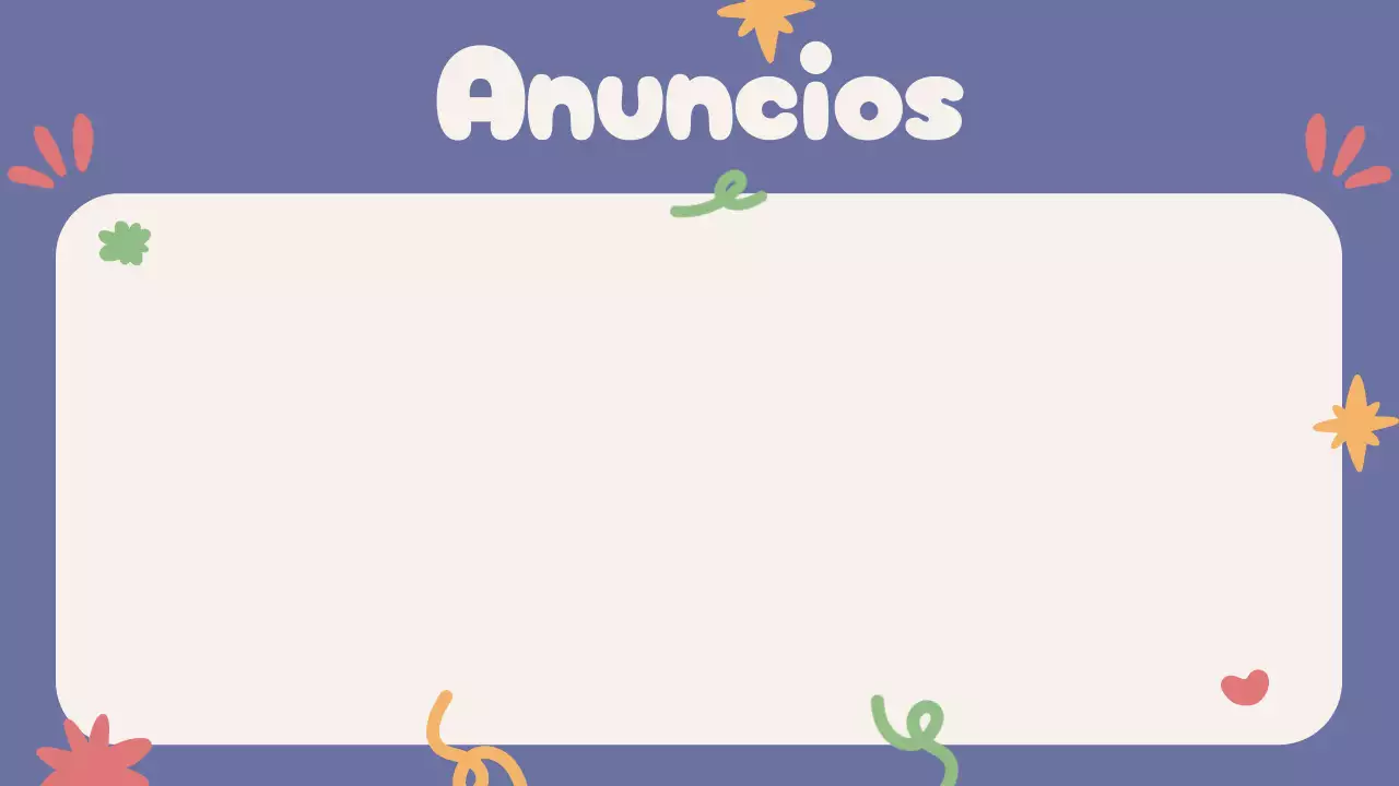 Azul Beige Verde Rojo Agenda lúdica de la clase