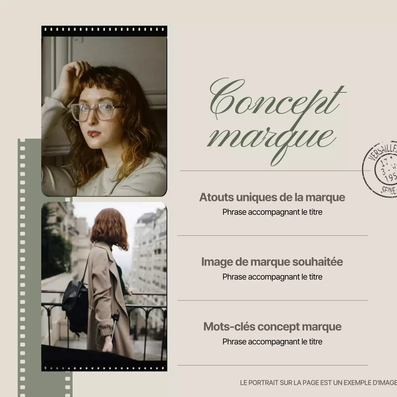 Faites la promotion de votre marque grâce à l'aspect vintage et analogique du kaki.