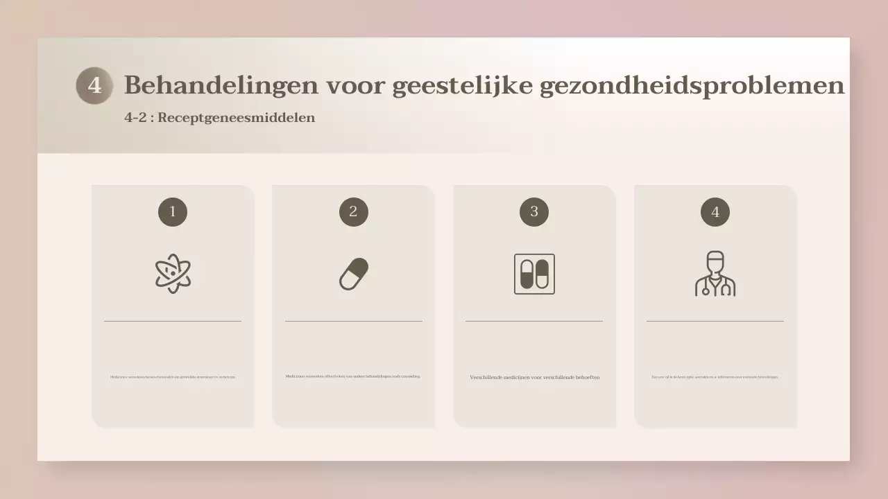 beige moderne gezondheidspresentatie