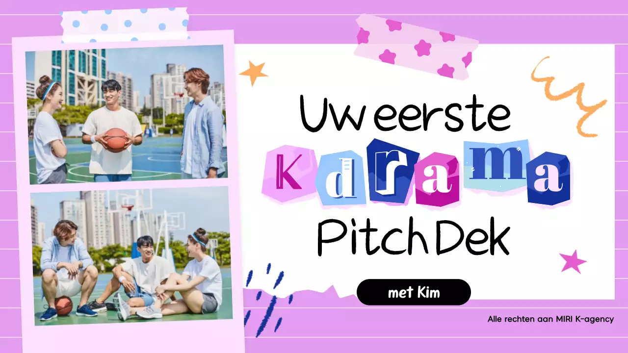 Paars Trendy Drama Promotie