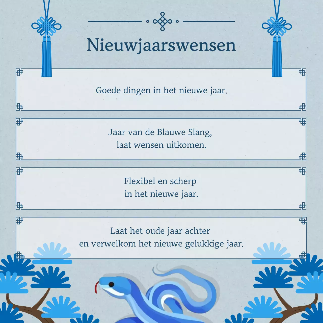 Traditionele wenskaart beige