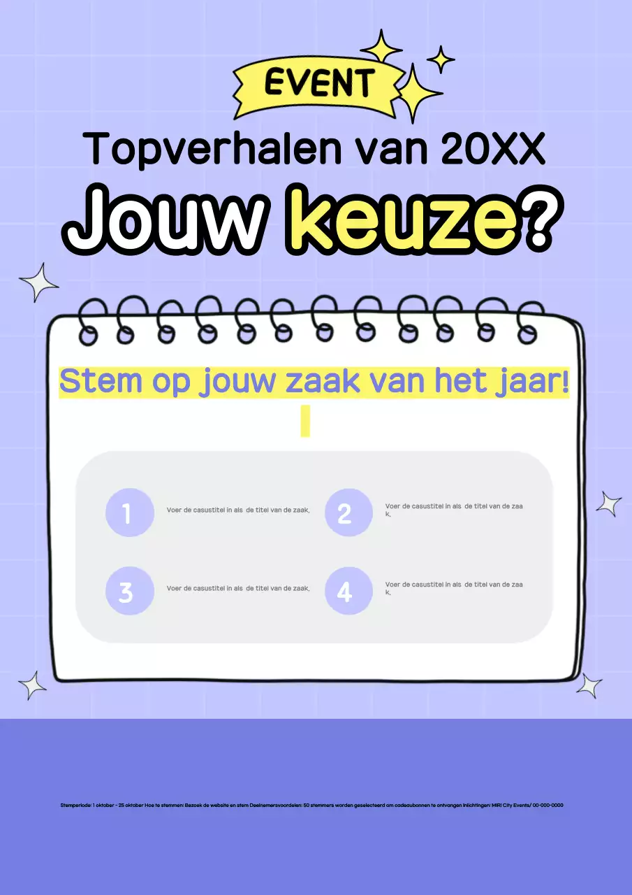 Mauve Pop evenement aankondiging