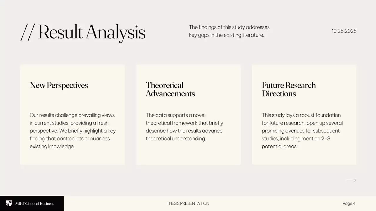 Beige Modern Thesis Presentation