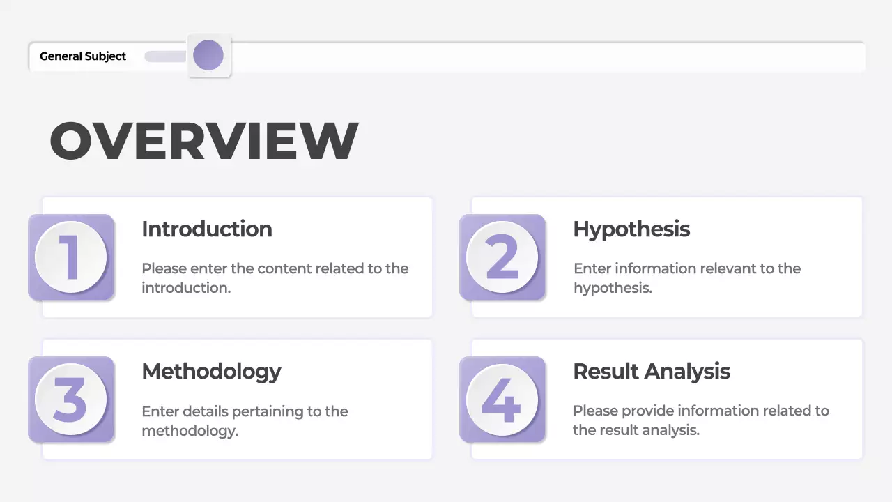 Purple Modern Thesis Guide Presentation