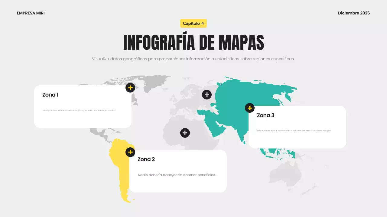 plantilla infográfica moderna gris