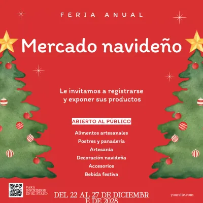 Invitación roja tradicional