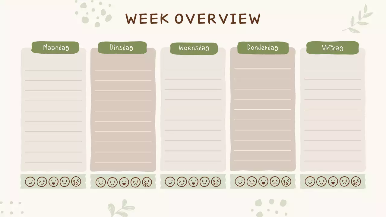 Schattige Pastel Klassikale Agenda Presentatie