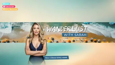 Beige Modern Travel Promotion YouTube Thumbnail