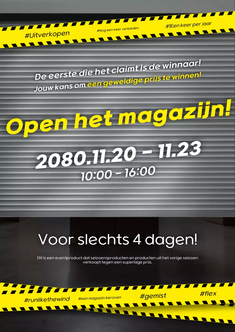 Gele moderne evenementengids