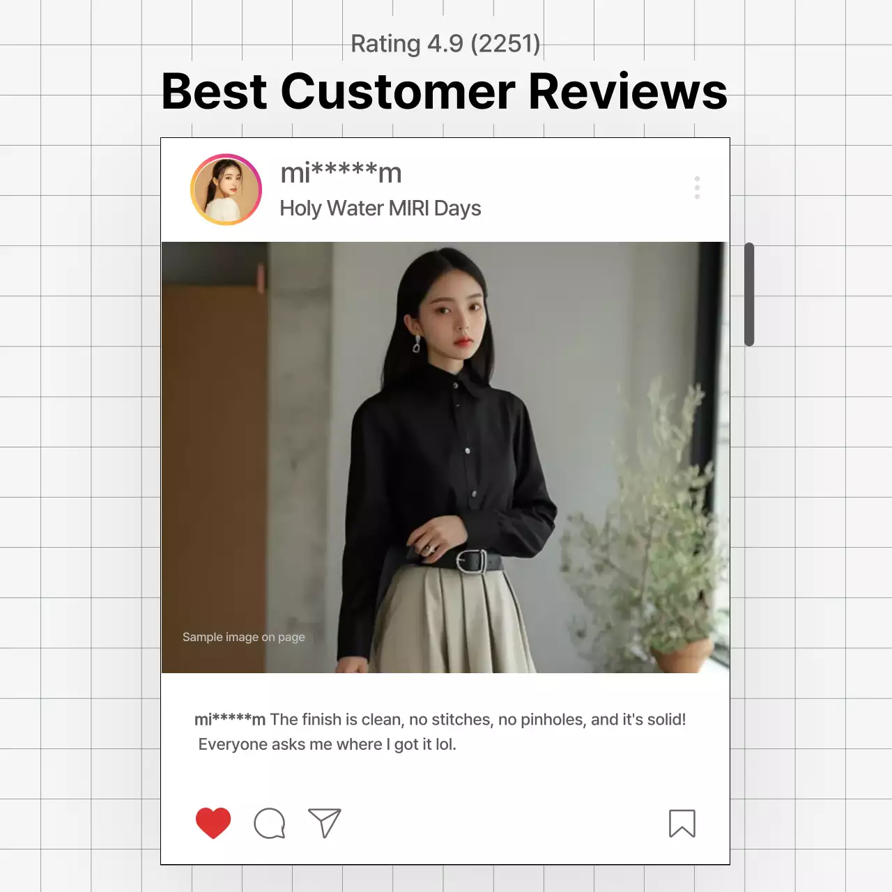 Bege Moderno Anúncio de revisão