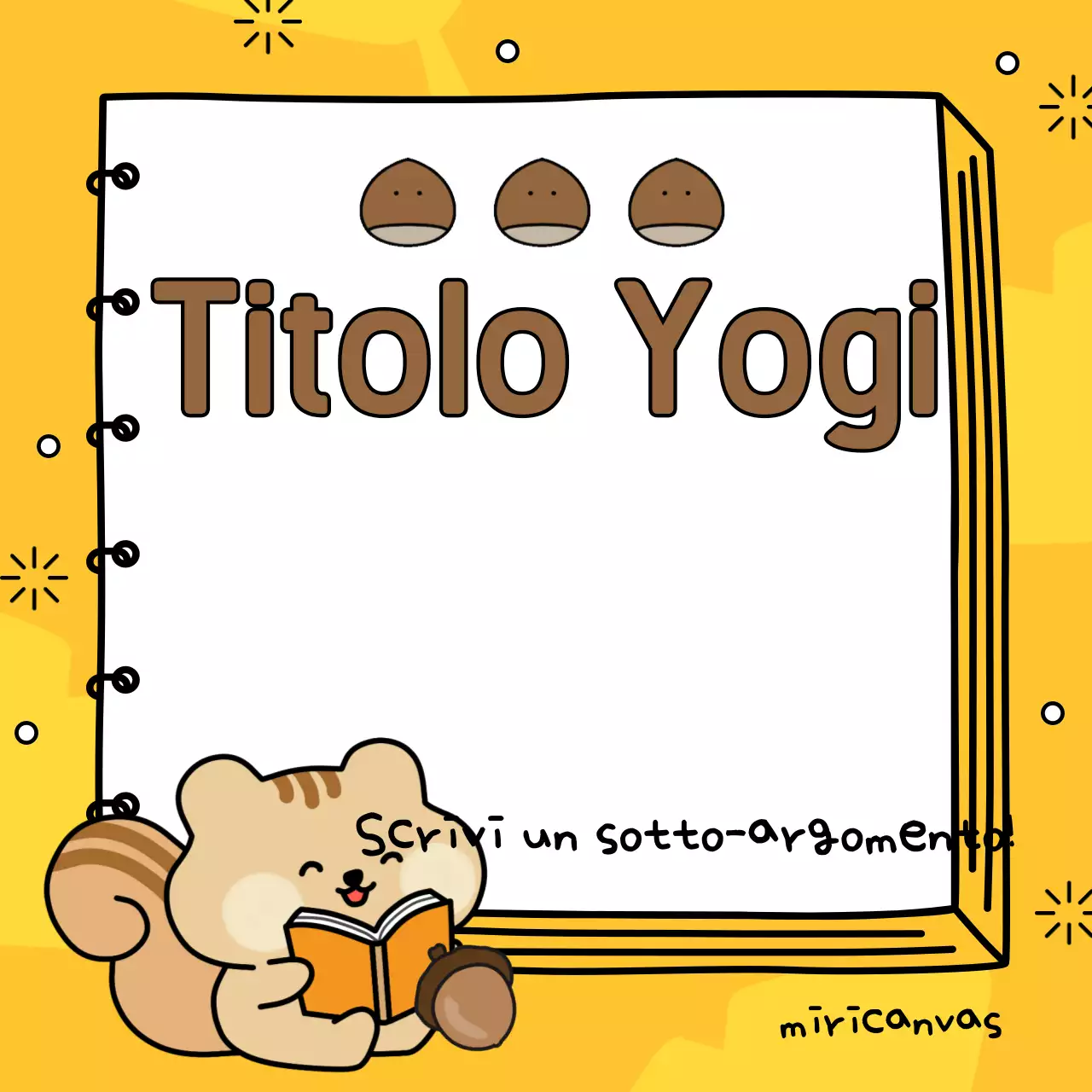 Copertura autunnale nei toni del marrone e del giallo