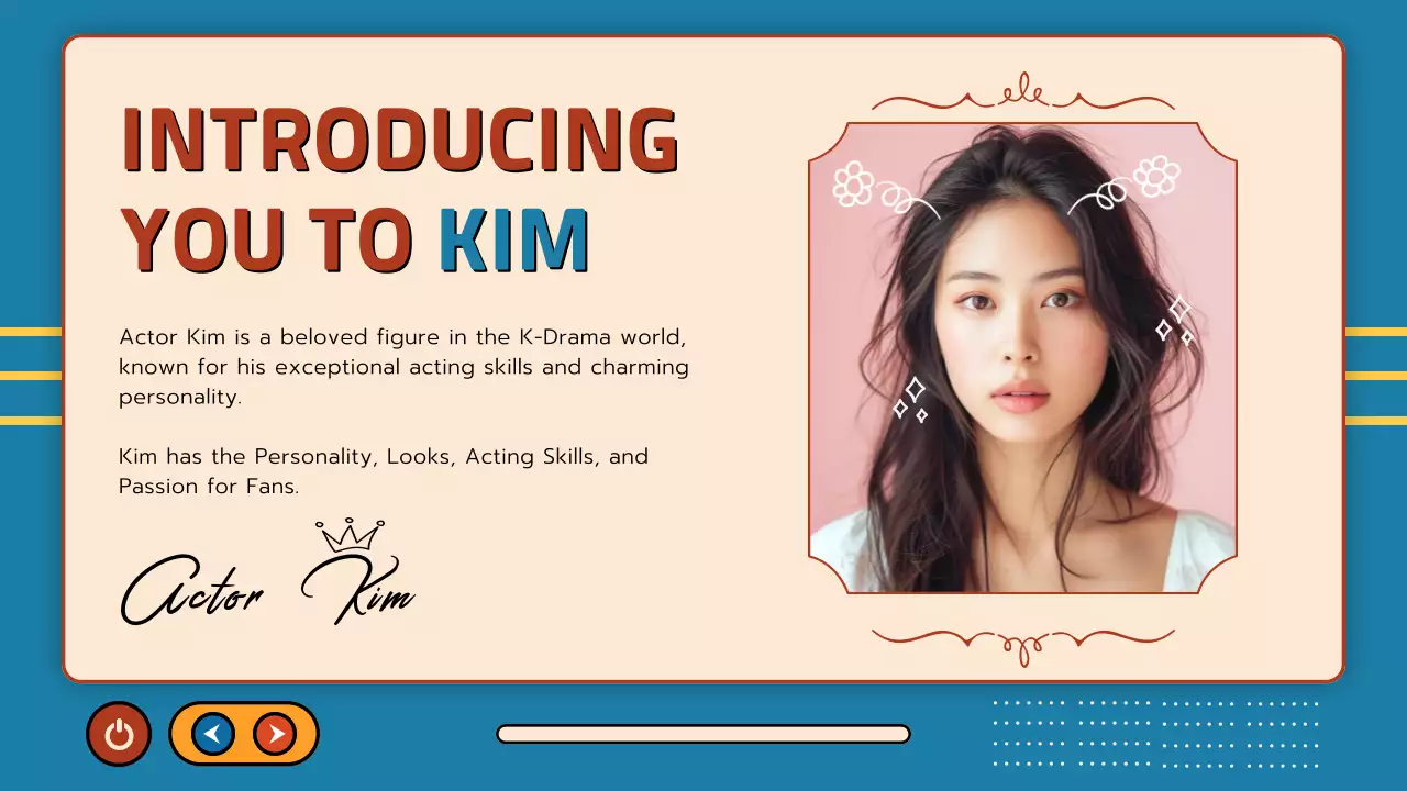 Beige Modern K-Drama Promotion Presentation