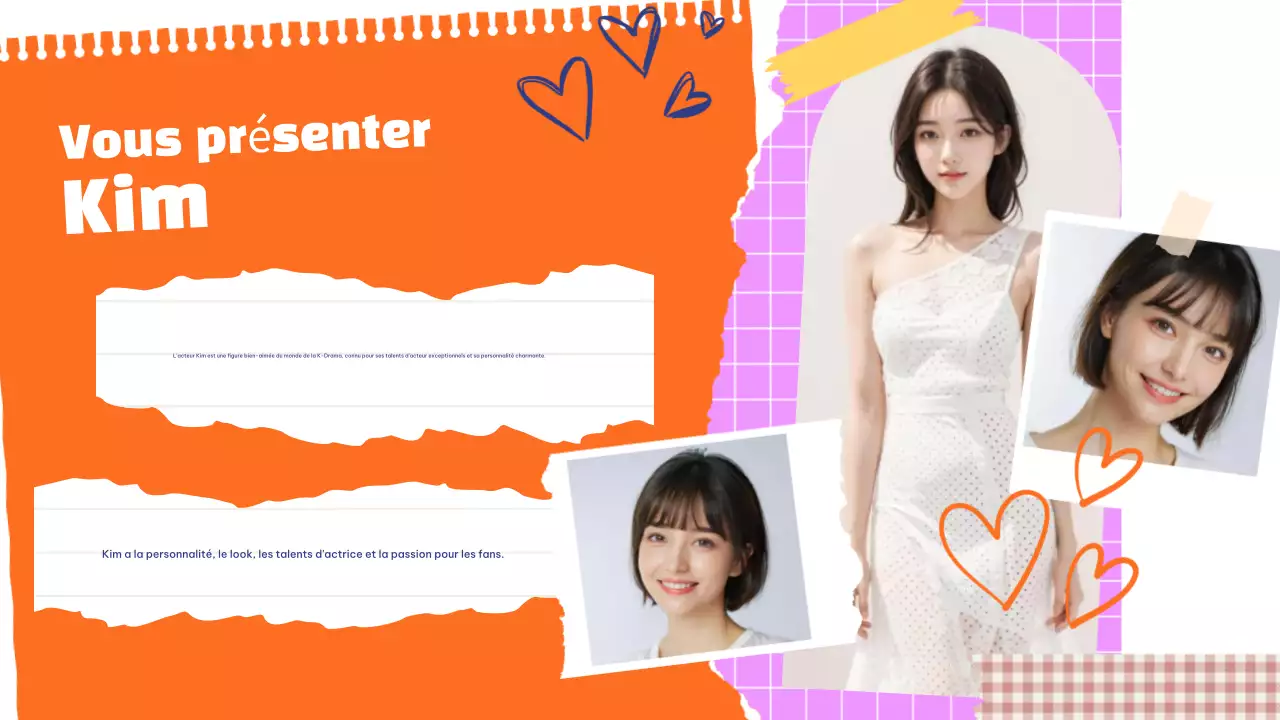 K-Drama Playful Trendy Pitch Deck (en anglais)