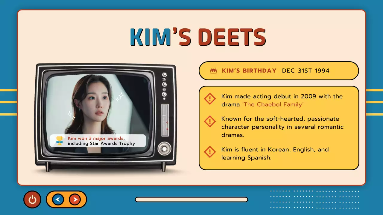 Beige Modern K-Drama Promotion Presentation