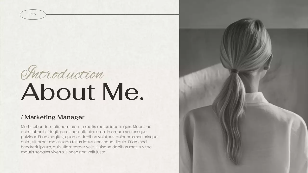 Black Elegant Portfolio Resume Presentation