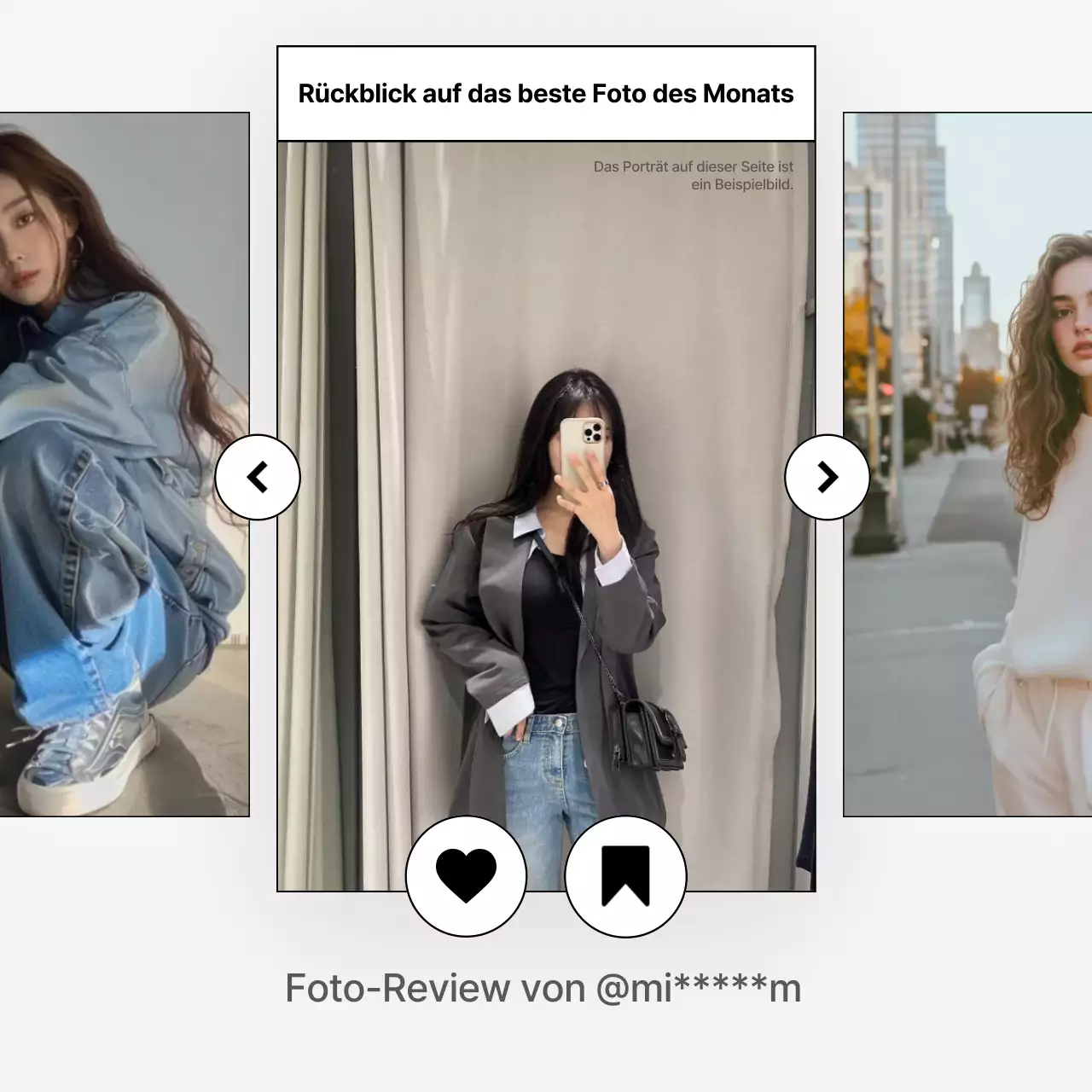 Beige Modern Review Anzeige