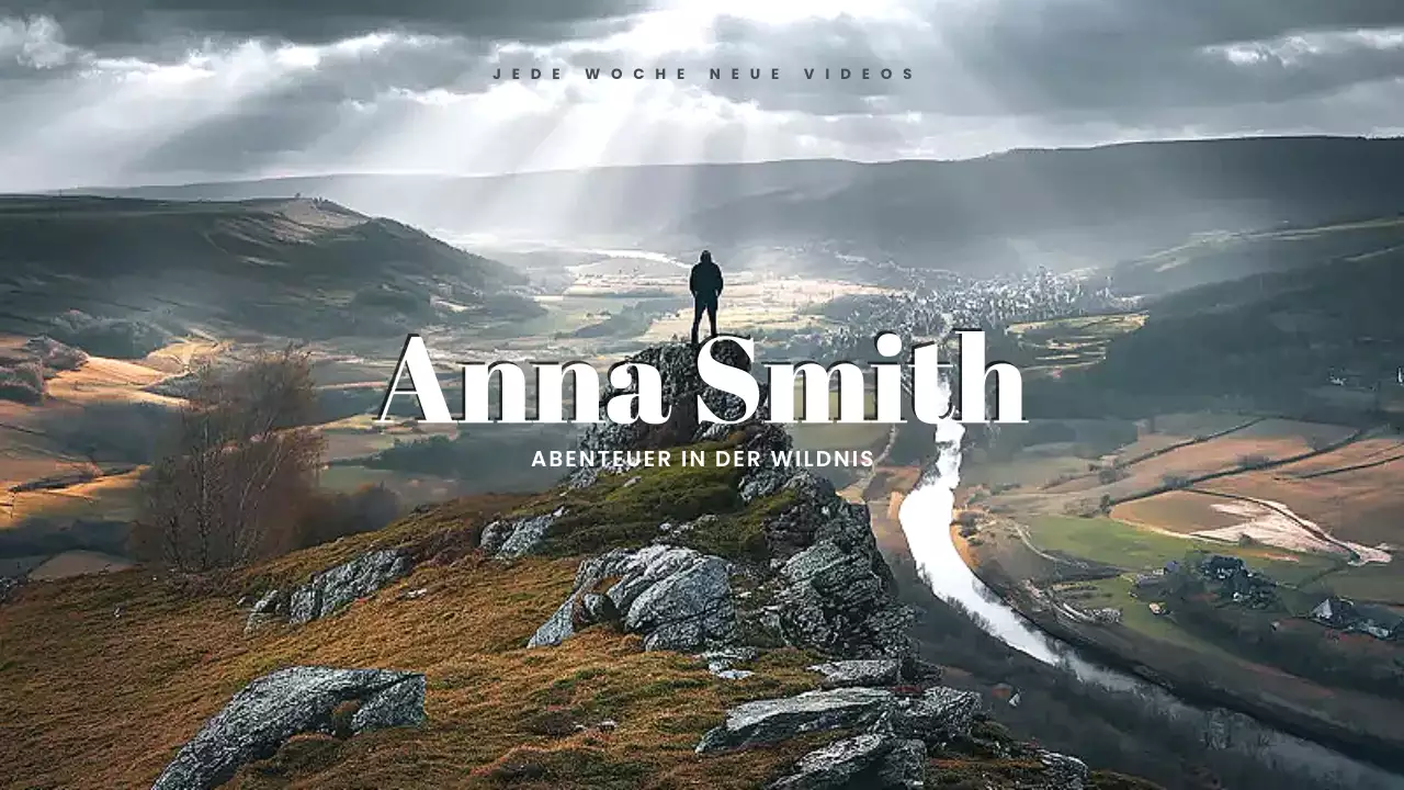 graue rustikale Abenteuer-Ankündigung