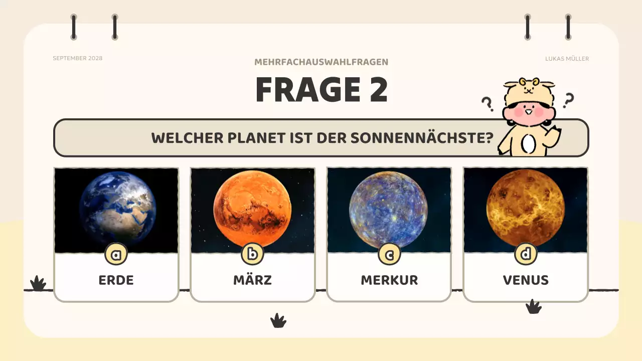 rosa Animation Quizmaterial