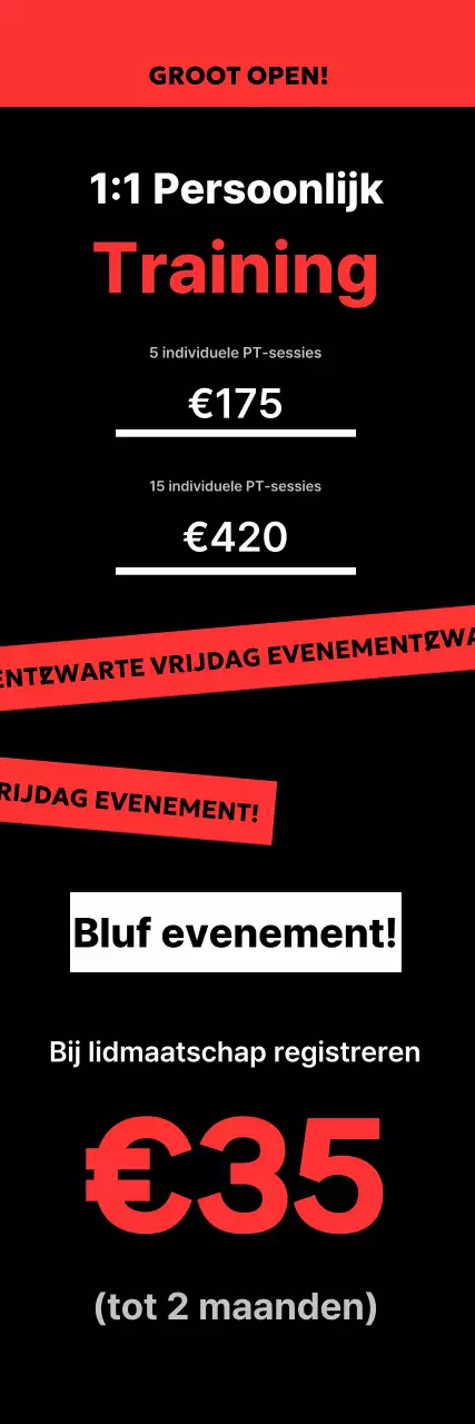 Zwarte stijlvolle fitnessadvertentie
