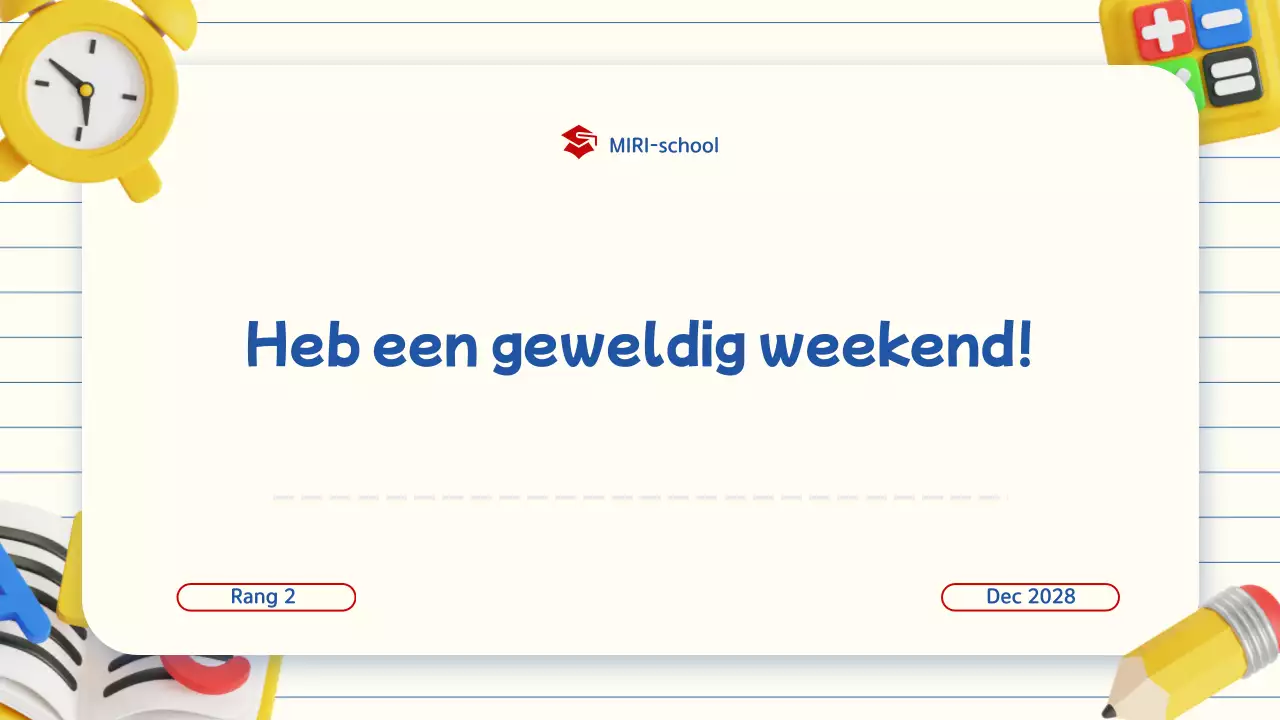 eenvoudige beige 3d onderwijs lesagenda presentatie