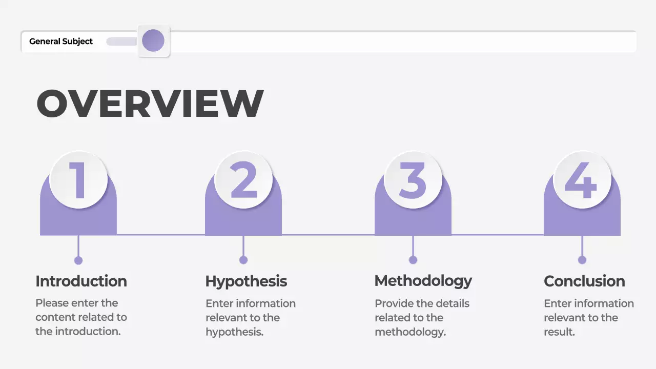 Purple Modern Thesis Guide Presentation