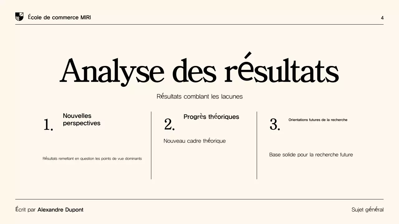 Présentation de thèse moderne beige