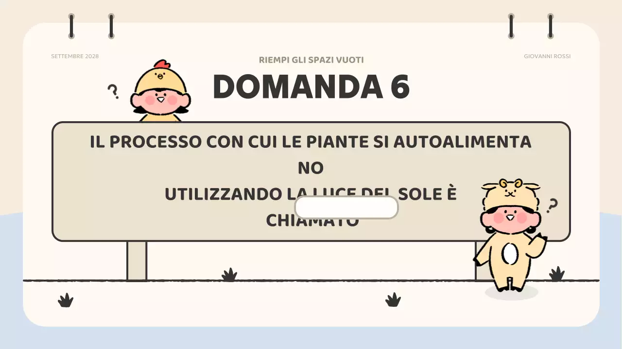 materiale per quiz di animazione rosa