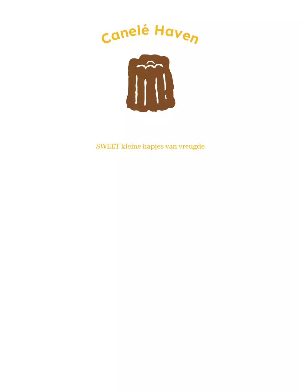 Bruine eenvoudige dessertkleding