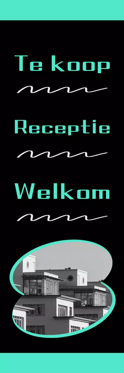 Roze eenvoudig onroerend goed advertenties