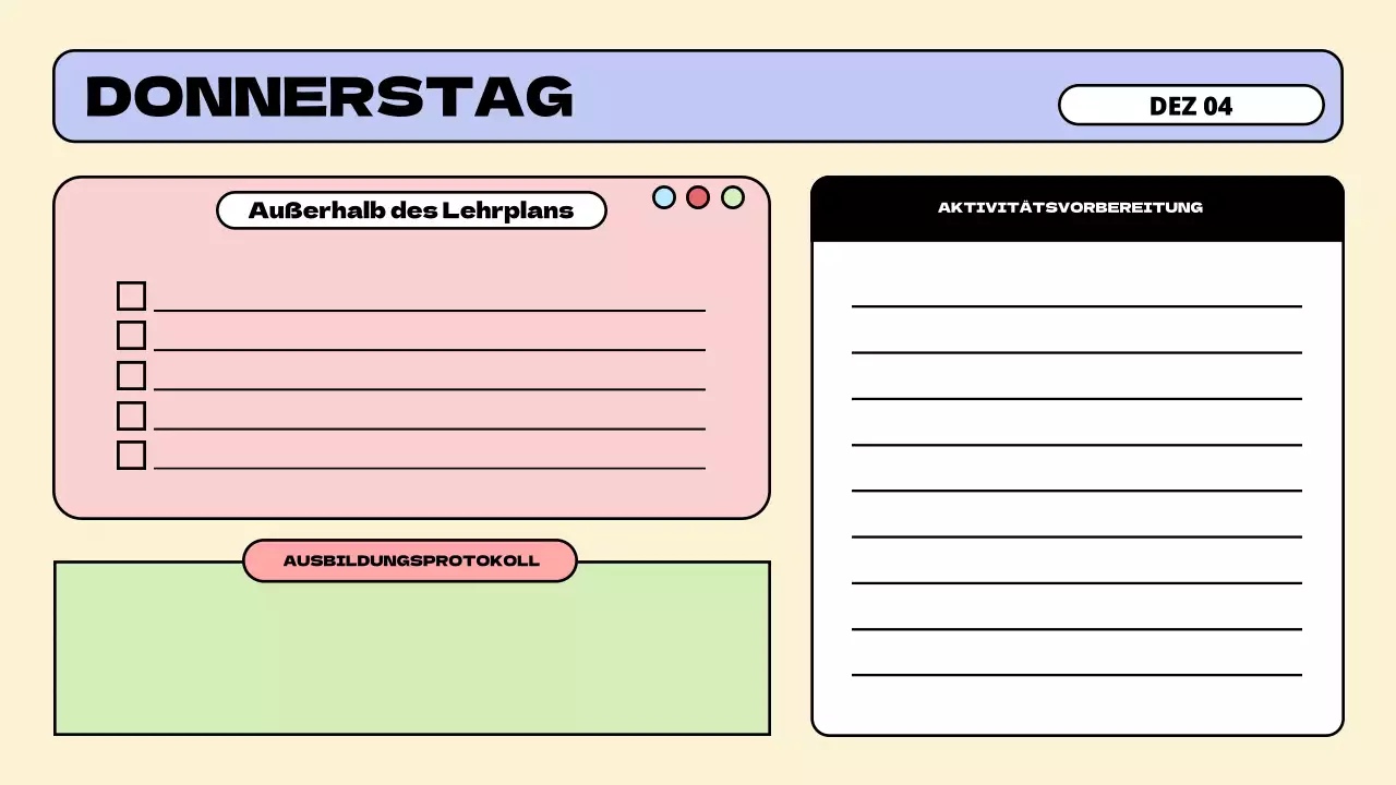 Minimalistische Pastell Klasse Agenda Präsentation
