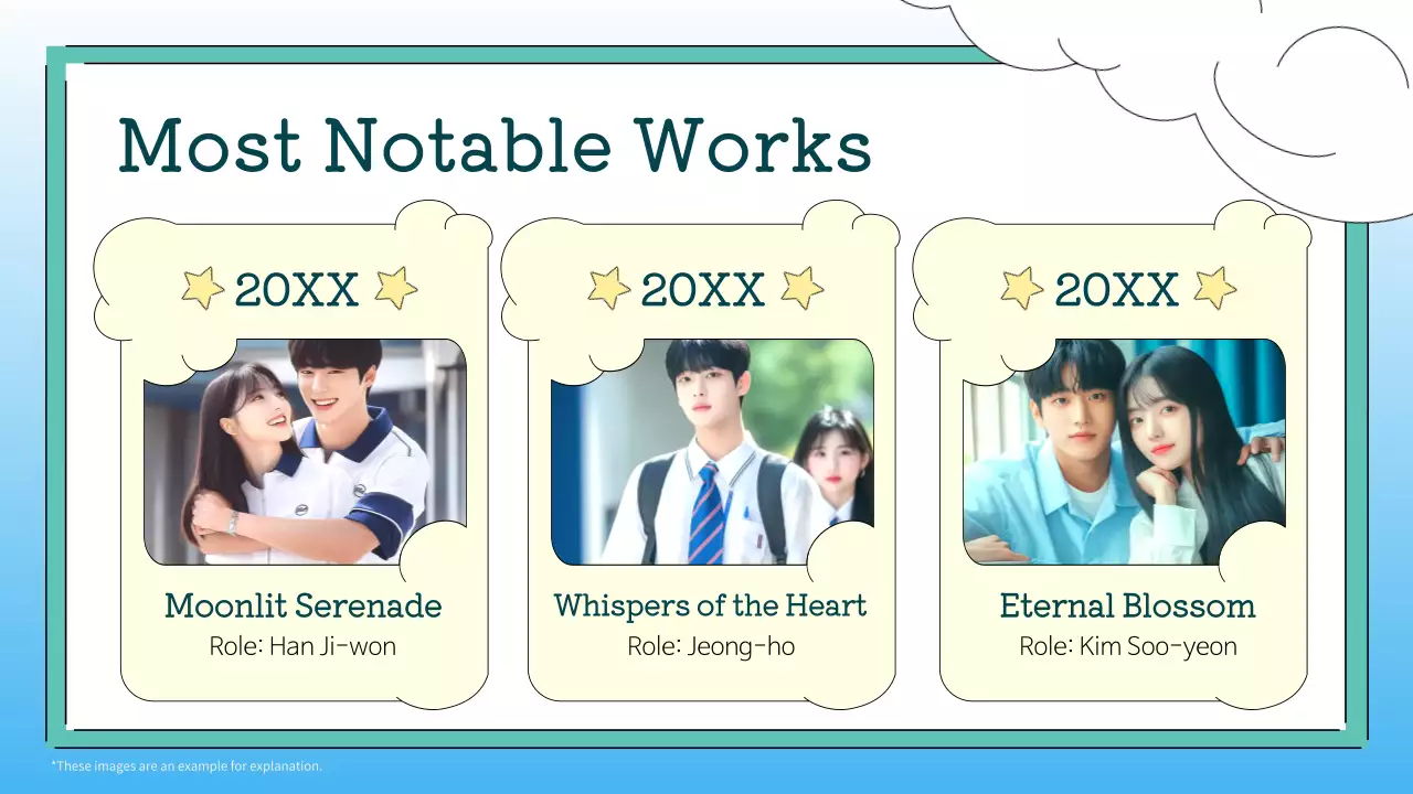 Blue Trendy K-Drama Pitch Presentation