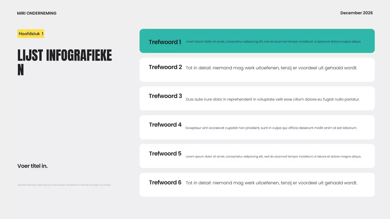 grijs modern infografisch sjabloon