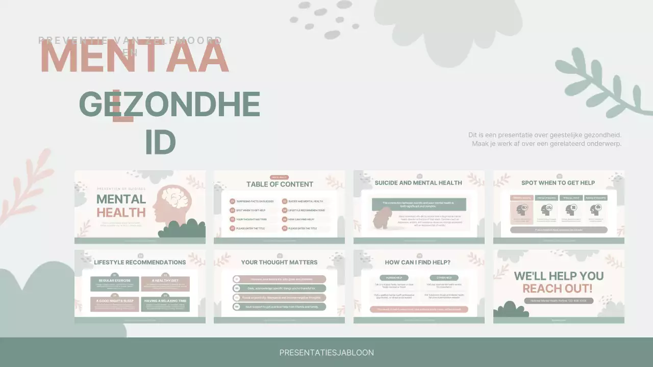 munt moderne gids voor geestelijke gezondheid