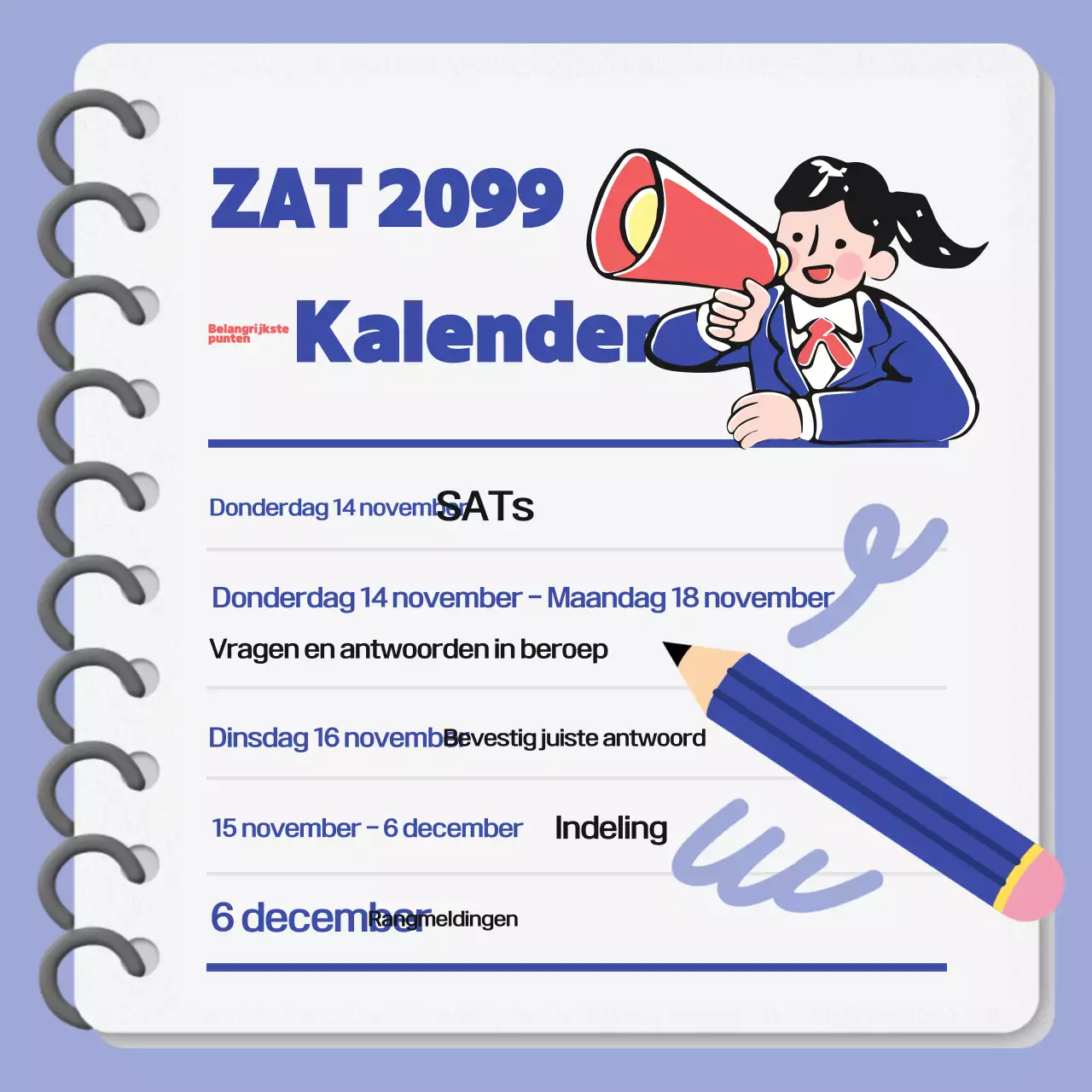 Eenvoudige SAT-toetsdata in mauve en rood