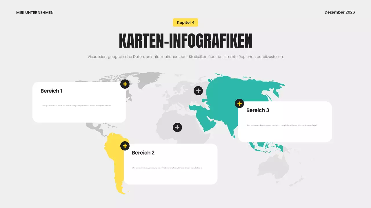 Graue moderne Infografik Vorlage