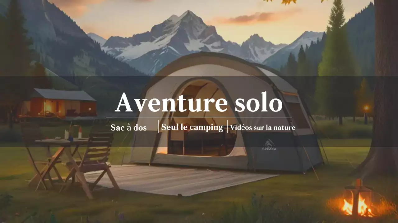 green rustic camping youtube channel art