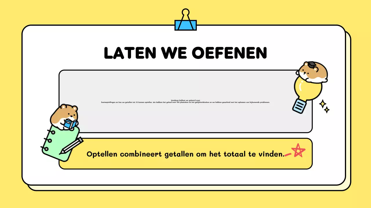 sjabloon geel ludiek onderwijs