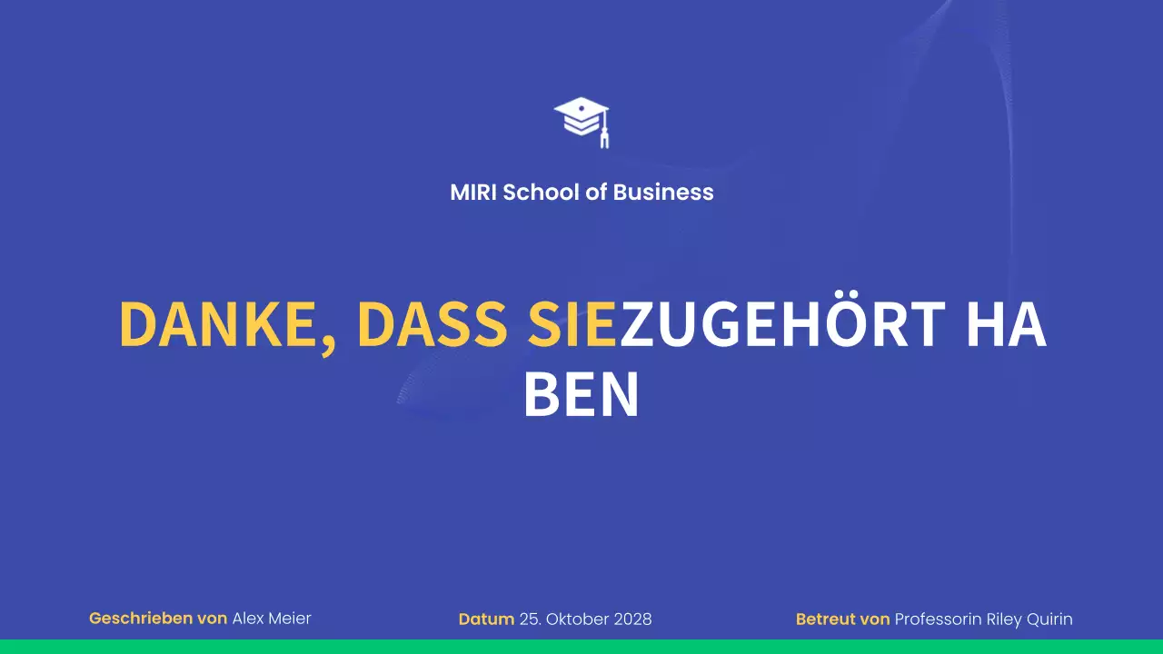 blue modern These Präsentation