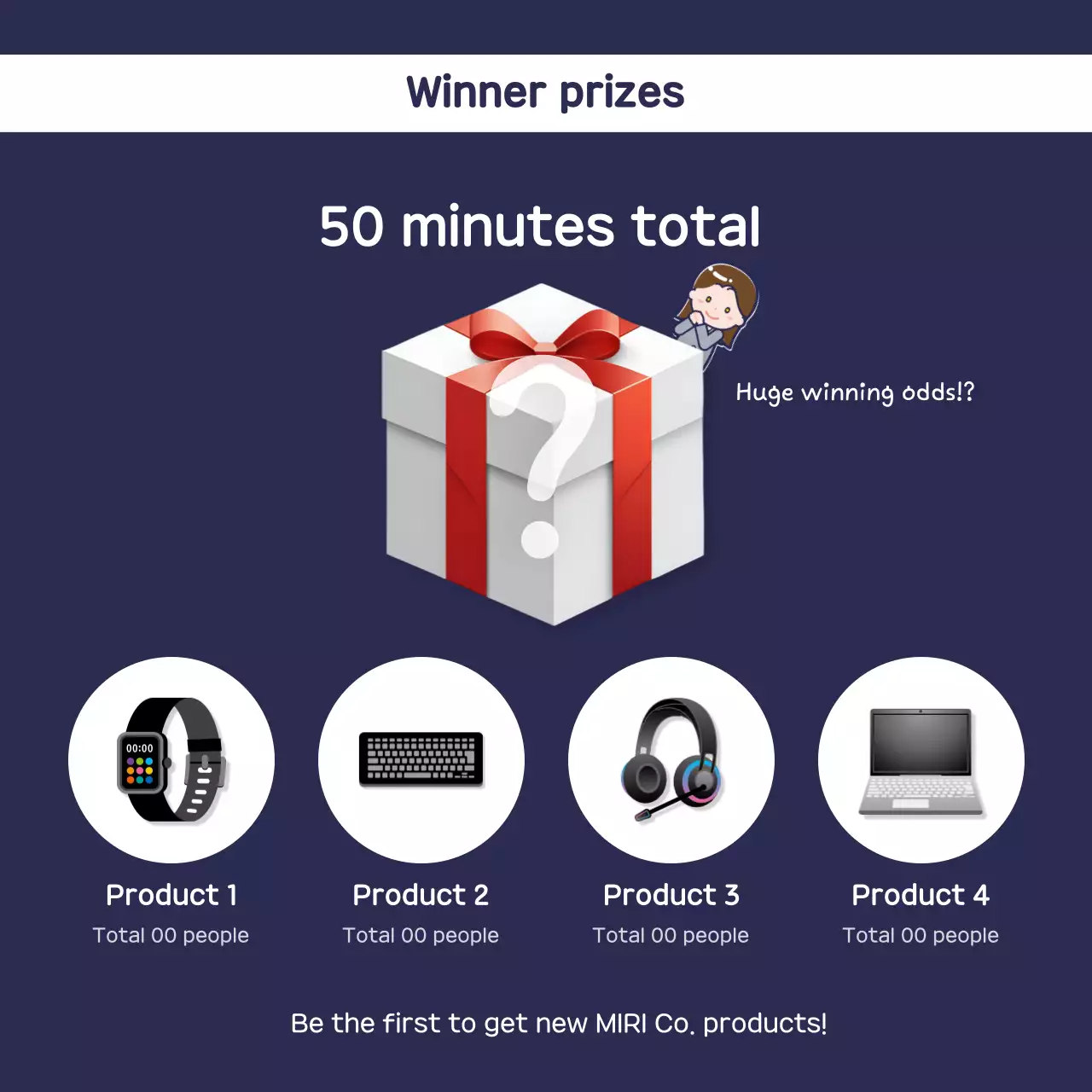 Carrossel do Instagram para promoção do Navy Modern Quiz