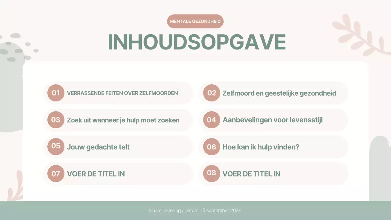 munt moderne gids voor geestelijke gezondheid