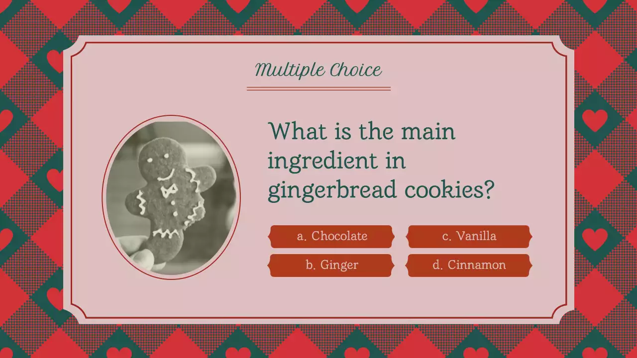 Red Traditional Christmas Event Presentation