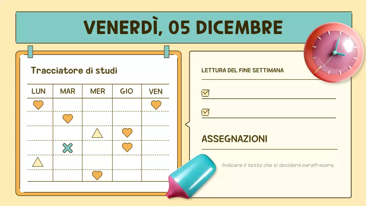 agenda pop class arancione e verde