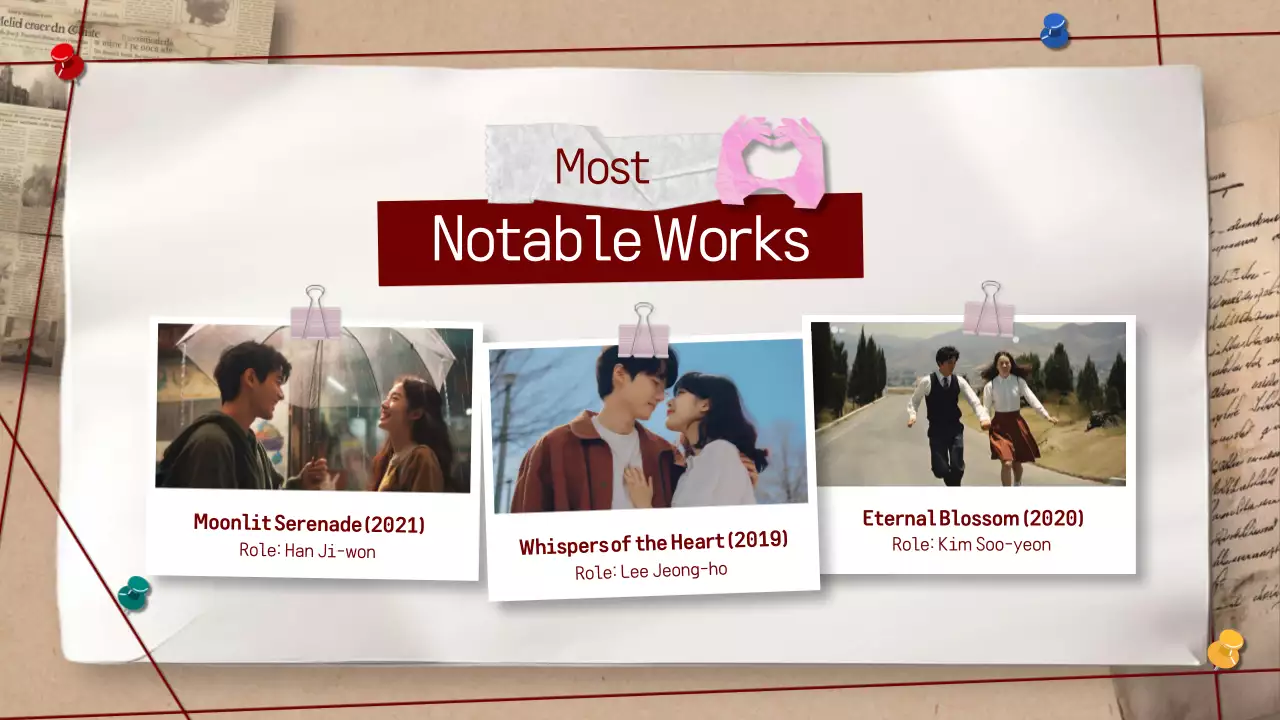 Red Traditional K-Drama Promotion Presentation