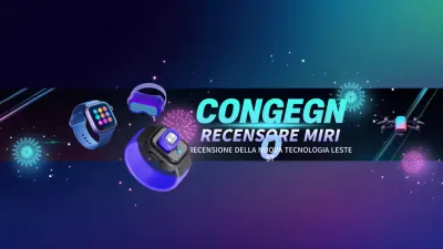 Promozione gadget moderni blu